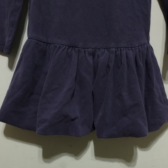 American Living Cotton Navy Blue Long-Sleeve Polo Dress  2/2T - Picture 7 of 9